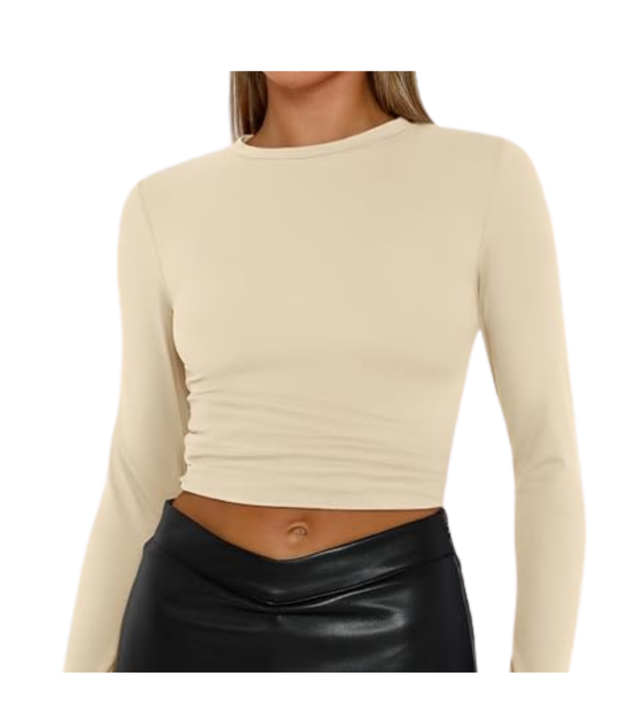 Girls' School Essentials: Achieve the Perfect Vanilla Aesthetic, beige shirt