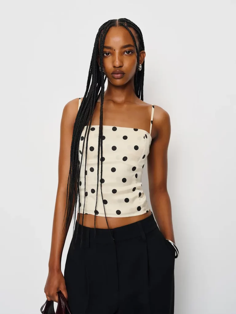 polka dot fall outfit