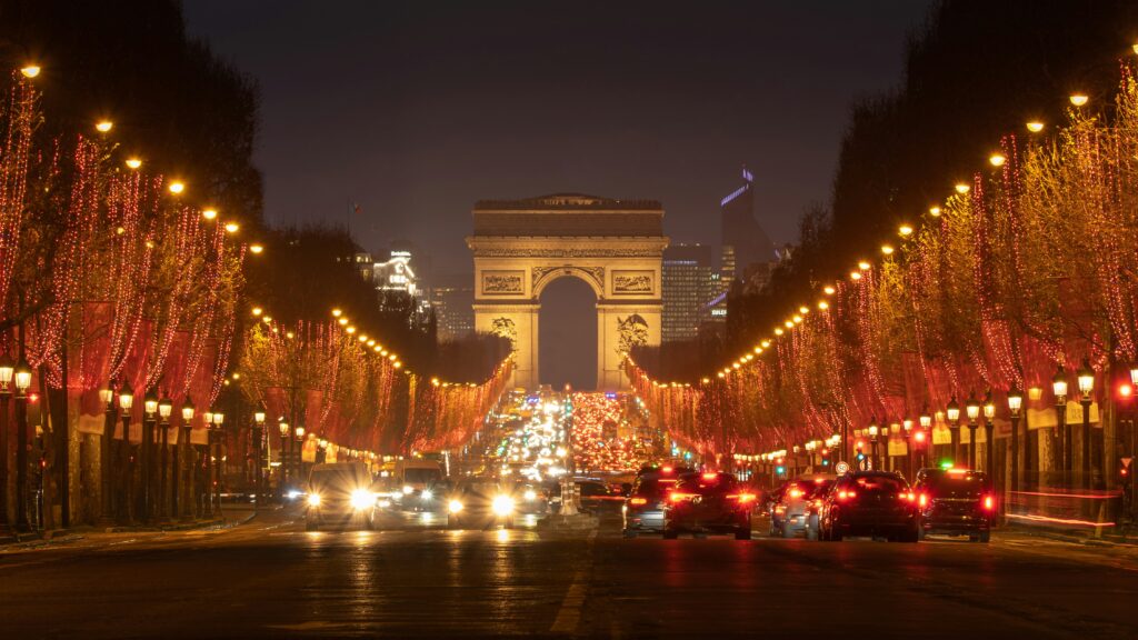 champs Elysees christmas Paris